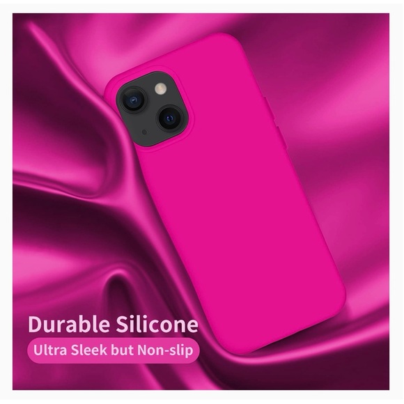 NWT- iPhone 13/iPhone 14 Case, Silicone Ultra Slim Shockproof Protective Case - Picture 4 of 9